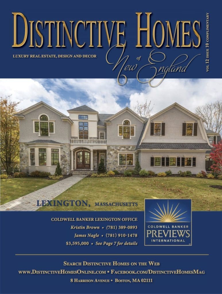 Distinctive Home Magazine Featuring Catamount Road Front Page